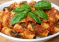 Paccheri ripieni con salsiccia