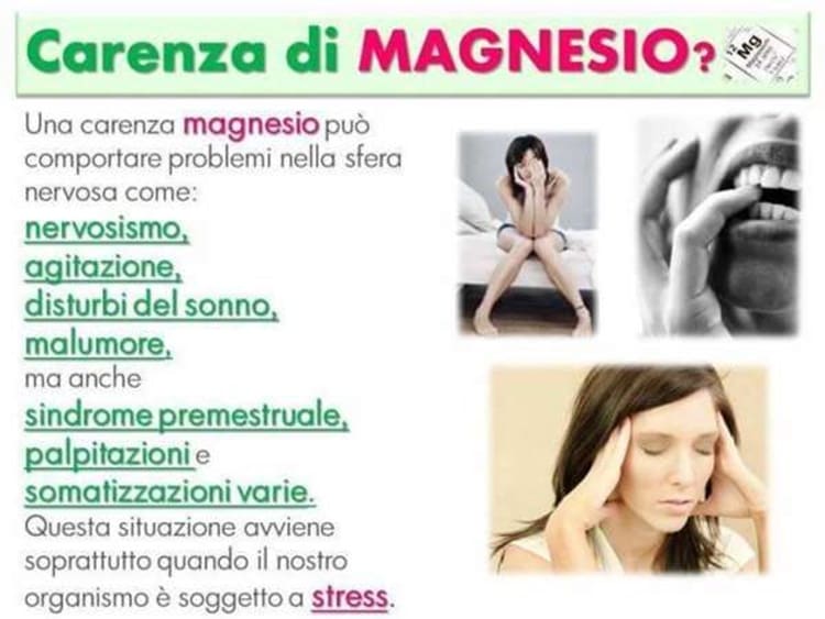 32 sintomi che indicano una carenza di magnesio