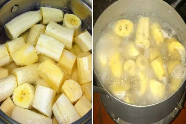 Fate bollire delle banane