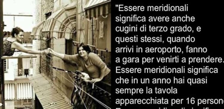 Anche se non sei meridionale, dovresti leggerla: riflessione bellissima