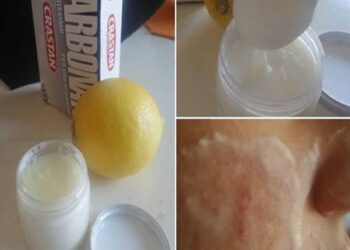 maschera di bicarbonato