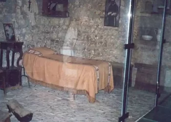 Immagine di Padre Pio impressa in una foto