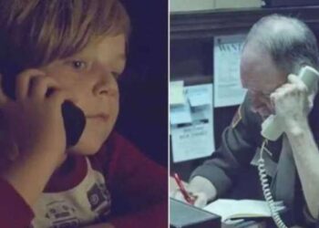 Sente la mancanza della mamma in paradiso e chiama la polizia, la reazione dell'agente ha fatto emozionare tutti