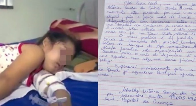 Caro Babbo Natale: la lettera di una bambina di 9 anni affetta da leucemia