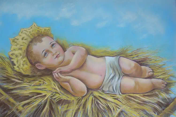 La preghiera dei cinque bacetti a Gesù Bambino