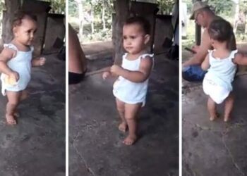 A pochi mesi la bambina impara prima a ballare e poi a camminare. Ecco la nuova star del web.Video