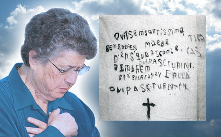 Fazzoletto di Mamma Natuzza e le frasi scritte con il sangue. Le apparizioni che hanno sconvolto il mondo