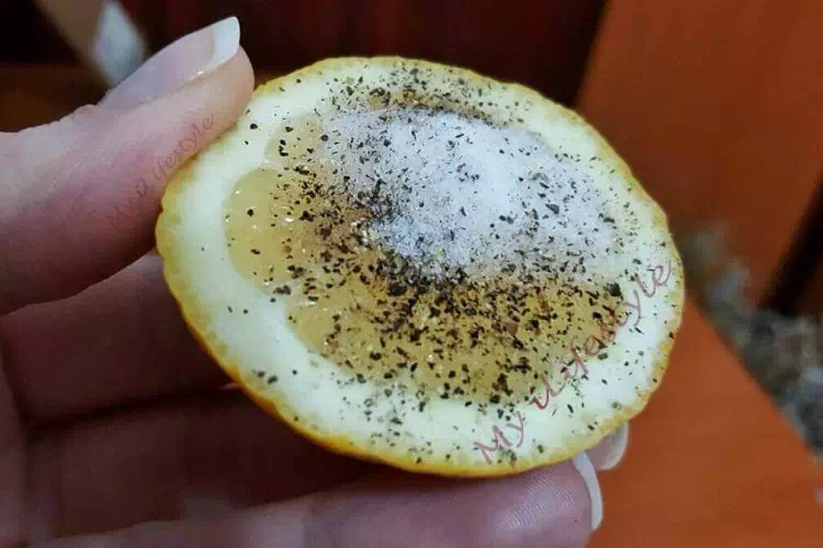 Sale pepe e limone fanno bene alla salute