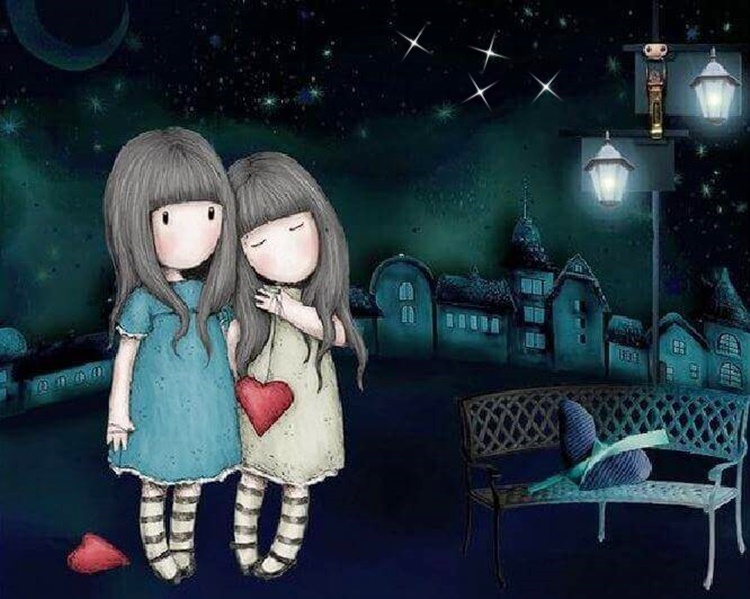 I buoni amici sono come le stelle: non sempre li vedi, ma non vanno via
