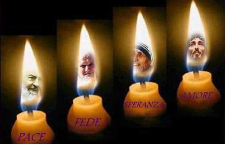 Il racconto delle quattro candele che non smetteranno mai di bruciare