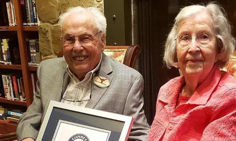 John e Charlotte sono la coppia più vecchia del mondo
