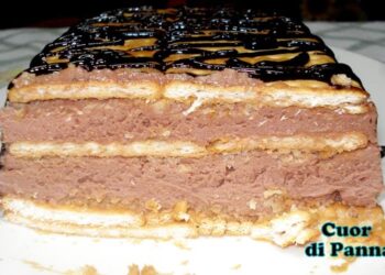 Mattonella di biscotti alla nutella e mascarpone: golosa e semplice