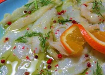 carpaccio di baccalà