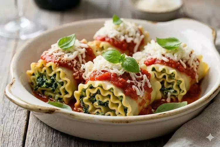 Rotoli di lasagna pasta