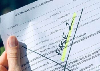 Nuova autocertificazione