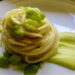 Spaghetti con crema di fave