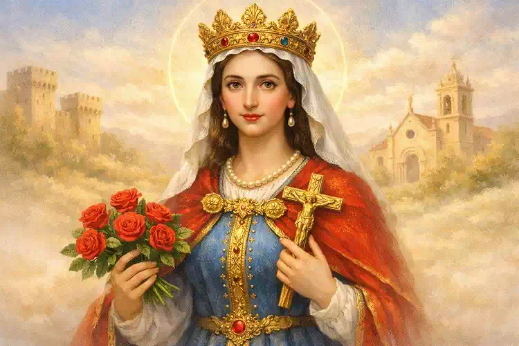 Santa Elisabetta di Portogallo, luce dorata e amore per Gesù