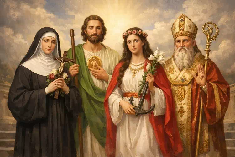 Preghiera ai 4 Santi delle cause impossibili per richiedere una grazia