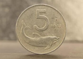 Le 5 lire con il delfino
