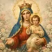 Madonna delle Grazie con occhi che si muovono, immagine sacra luminosa diffusa in tutta Italia