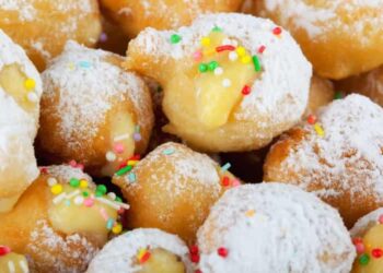 Castagnole ripiene di crema