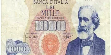 1000 lire di Giuseppe Verdi