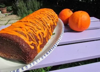 Plumcake alla nutella e arancia