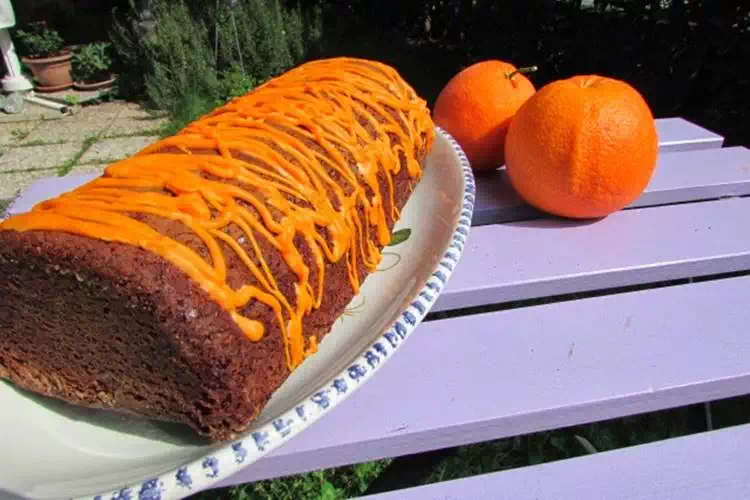 Plumcake alla nutella e arancia