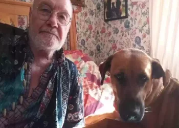 Ruby, il cagnolino eroe che ha salvato la vita al papà umano