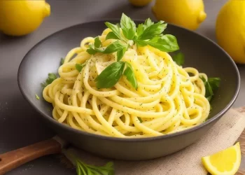 spaghetti al fresco sapore di limone