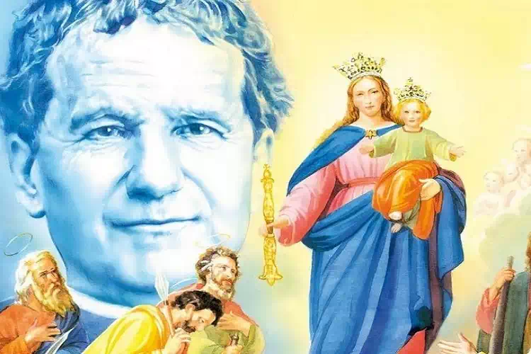 La Madonna e Don Bosco guariscono la piccola Giuseppina