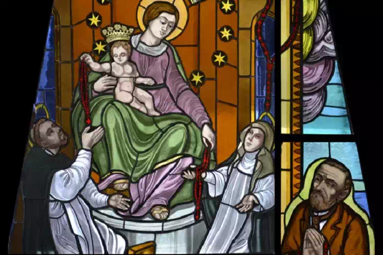 La supplica di una bambina alla Madonna del Rosario