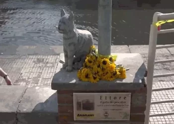 Una statua sul molo per ricordare Ettore