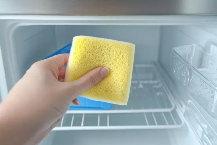 Metti una spugna nel cassetto del frigorifero