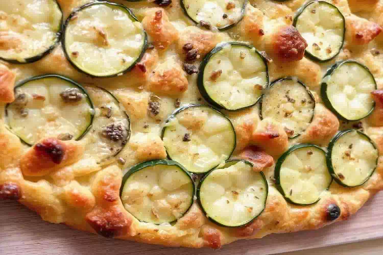 Focaccia di zucchine super leggera
