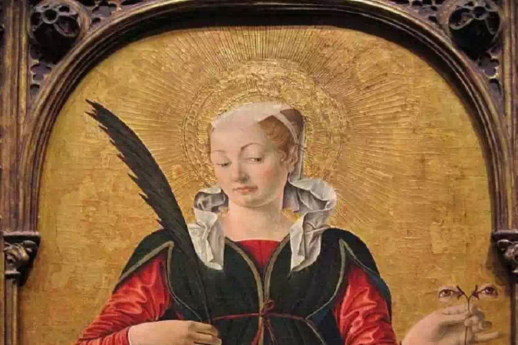 Il miracolo della vista, Santa Lucia
