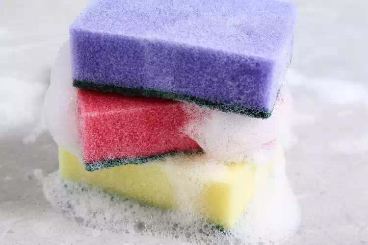Perché le spugne da cucina sono di diversi colori
