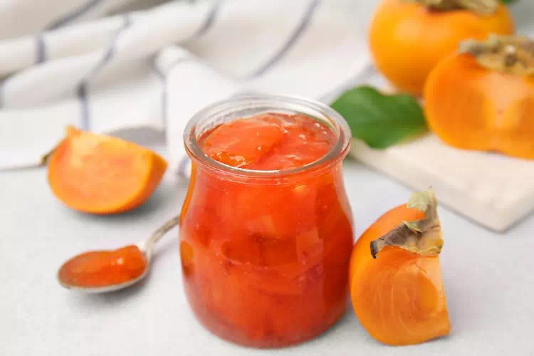 Marmellata di cachi sana e senza zucchero