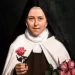 Il petalo di rosa con il volto di Gesù sulla tomba di Santa Teresina
