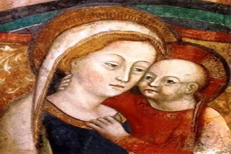 L’immagine della Madonna discesa dal cielo