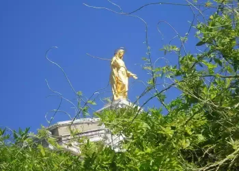 La statua di Santa Maria degli Angeli