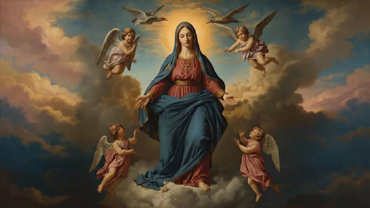 Preghiera di settembre alla Madonna Addolorata, immagine sacra con figura della Vergine in contemplazione e atmosfera luminosa dedicata alla nostra supplica