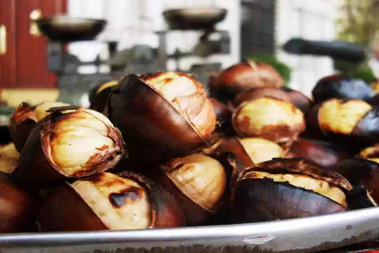 Castagne al forno