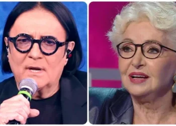 Renato Zero ferma il concerto per abbracciare Enrica Bonaccorti