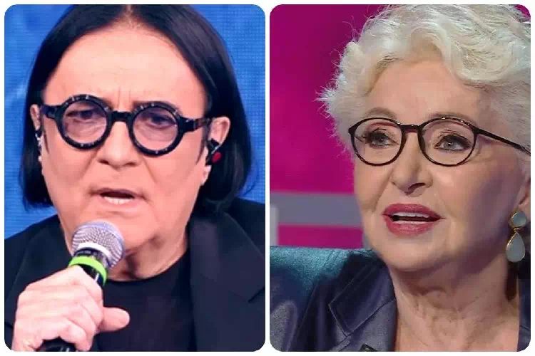 Renato Zero ferma il concerto per abbracciare Enrica Bonaccorti