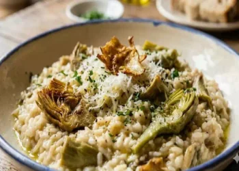 Risotto ai carciofi freschi