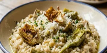 Risotto ai carciofi freschi