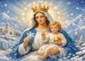 Madonna della Neve, simbolo di fede e speranza, legata alla guarigione miracolosa di una donna che ha commosso i fedeli.