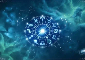 Simon The Stars davanti alla ruota zodiacale, oroscopo dal 31 agosto al 7 settembre 2026 con inizio mese fortunato per i Gemelli