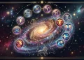 oroscopo di Branko per la settimana dal 15 al 21 Agosto 2026 con i segni zodiacali fortunati e simboli celestiali dorati su sfondo cosmico